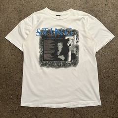 Vintage 90s PolyGram Merchandising Sting Mercury Falling Double-Sided Tee XL