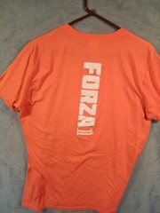 Gildan Softsytle T-Shirt Orange Volleyball FORZA1 California Graphics Size Large