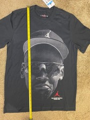 Air Jordan MJ Core Blank Diamond 45 T Shirt Mens Medium Black No But He Tried