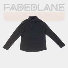 Modetta Outdoor Project Charcoal Gray/ Black Quarter Zip Pull Over, Size: Small