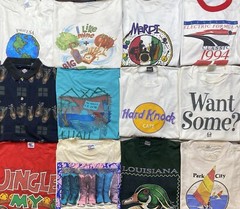 Vintage Graphic shirts Lot Of 20 Promo Funny Cartoons Sport Destinations Mix Szs