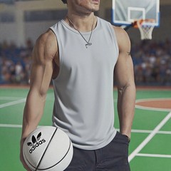 Gym Tank Top Men’s Sleeveless Quick Dry Bodybuilding Basketball Fitness Vest