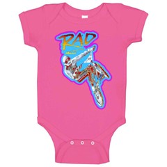 Rad Bmx Retro 80’s Movie Baby One Piece
