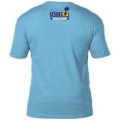 USMC Beach Party Blue T-Shirt- Vintage Amphibious Assault US Marine Corps Shirt