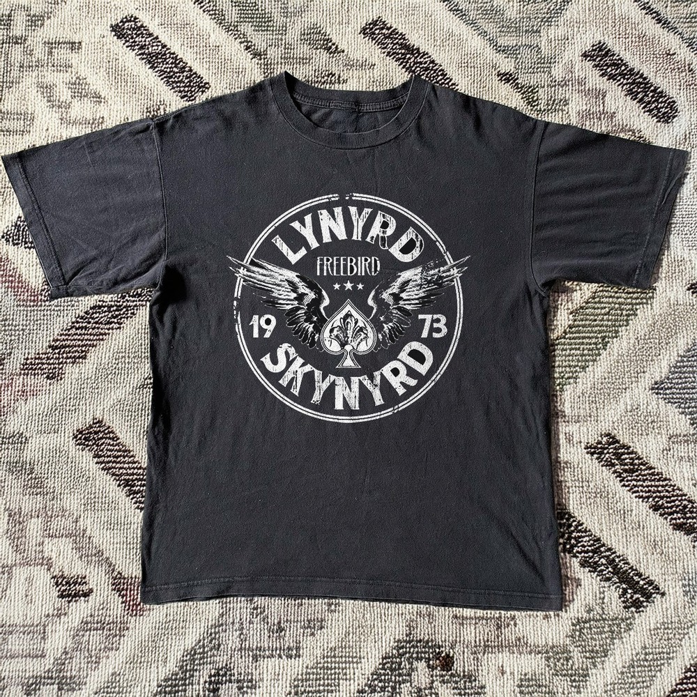 HOT Lynyrd Skynyrd T Shirt Freebird 73 Wings Rock , Size S To 5XL Unisex T-Shirt