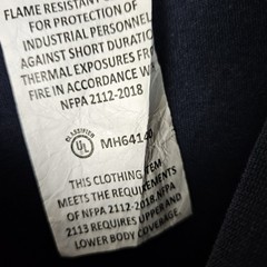 NWT FR henely work shirt Fire Resistant Cat 2 Long Sleeve Ticomela