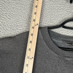 VINTAGE Russell Athletic Shirt Mens XXL Gray Pro Cotton Y2K Heavyweight Blank