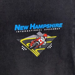 Vintage Loudon Classic Shirt Mens Medium New Hampshire Speedway Single Stitch 92