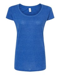 Tultex Women’s Poly-Rich Scoop Neck T-Shirt