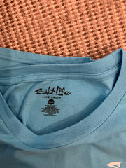 SaltLife Mens TShirt Sky Blue XL