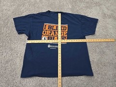 Gulf Coast Regional Blood Center T Shirt Men XL “I Bleed Orange&Blue” Give blood
