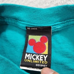 Vintage Mickey Shirt Adult Extra Large Blue Minnie Oklahoma Graphic Tee *Spots*
