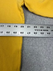 Polo Ralph Lauren Shirt Mens XL Yellow Waffle Knit Long Sleeve Crew Neck