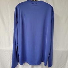 NWT $128 RLX Ralph Lauren Classic Fit Mesh Long Sleeve T Shirt Blue Size XL