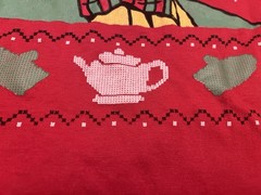 Dwight Schrute Elf Christmas Holiday Theme Large Red T Shirt