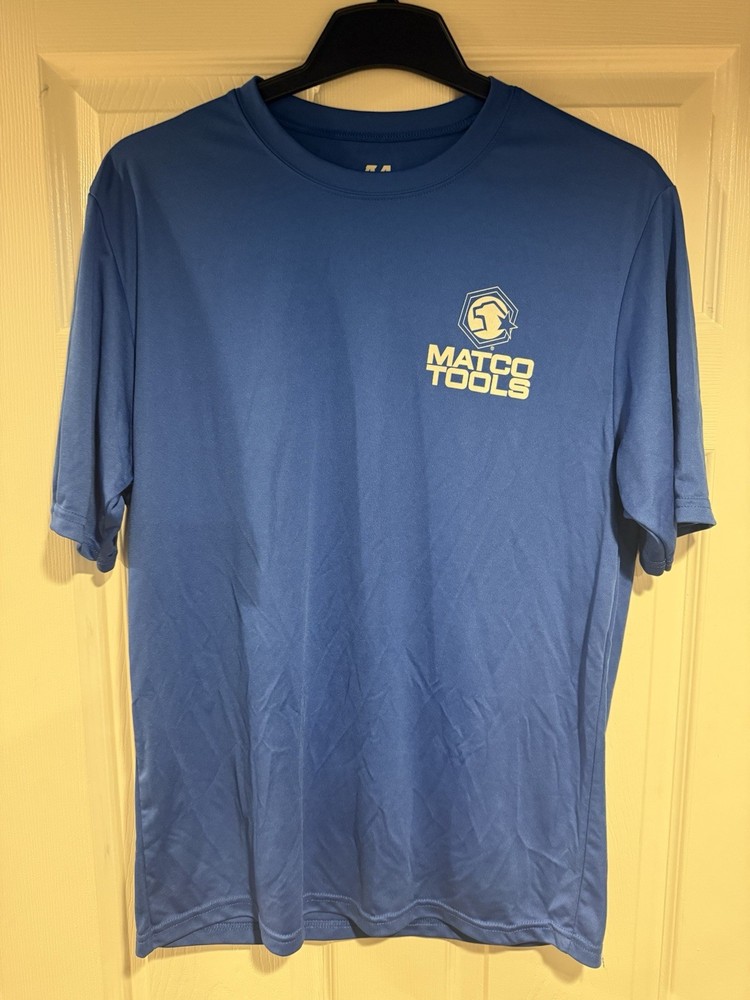Matco Graphic Blue T-shirt Size Medium