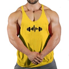 Men Gym Stringer Tank Top Bodybuilding Fitness Vest