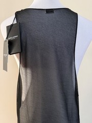 NWT Saint Laurent YSL Runway Scoop Plunging U Sleeveless Tank Top Shirt XS $1650