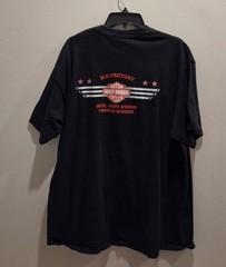 Harley Davidson 2003 Vintage Graphic Tee Cote D Azur French Riviera Size 2XL
