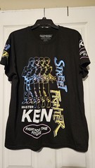 MEN’S CAPCON GRAPHIC STREET FIGHTER T-SHIRT SIZE Large BLACK