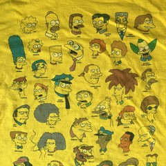 Simpsons 2009 Character T-Shirt – No Tag – likely Men’s XL – See measurements