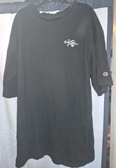 Champion Mens Classic Jersey T Shirt Black Size 2XL