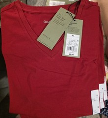 Men’s Every Wear Short Sleeve V-Neck T-Shirt – Goodfellow & Co™ Xavier Red XL