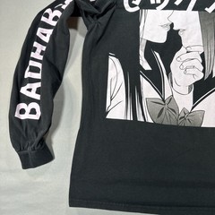 Bad Habits Spencers Long Sleeve T-Shirt Medium Black Graphic Alt Streetwear