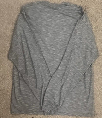 Hanes Ultimate X-Temp Mens Grey Top Size Large