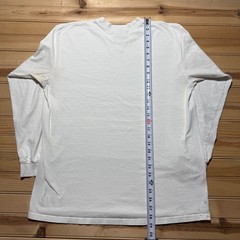 Vintage 90s Nike Embroidered Mini Center Swoosh Blank Long Sleeve Shirt – Large