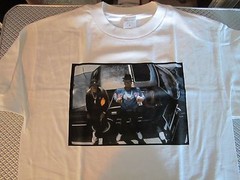 Ricky Powell RUN DMC WHITE Men’s T-SHIRT NEW LUSH LIFE Nyc. DEF JAM RECORDS