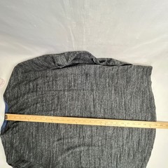 Lucky Brand Henley Shirt Mens L Charcoal Gray Marled Space Dye Long Sleeve