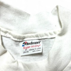 Discovery Channel 80s Vintage Logo White Cotton T-shirt Graphic Tee Medium