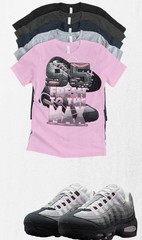 Max 95 OG Fresh Pink Foam Sneaker Matching T-Shirt | Sneakerhead Streetwear