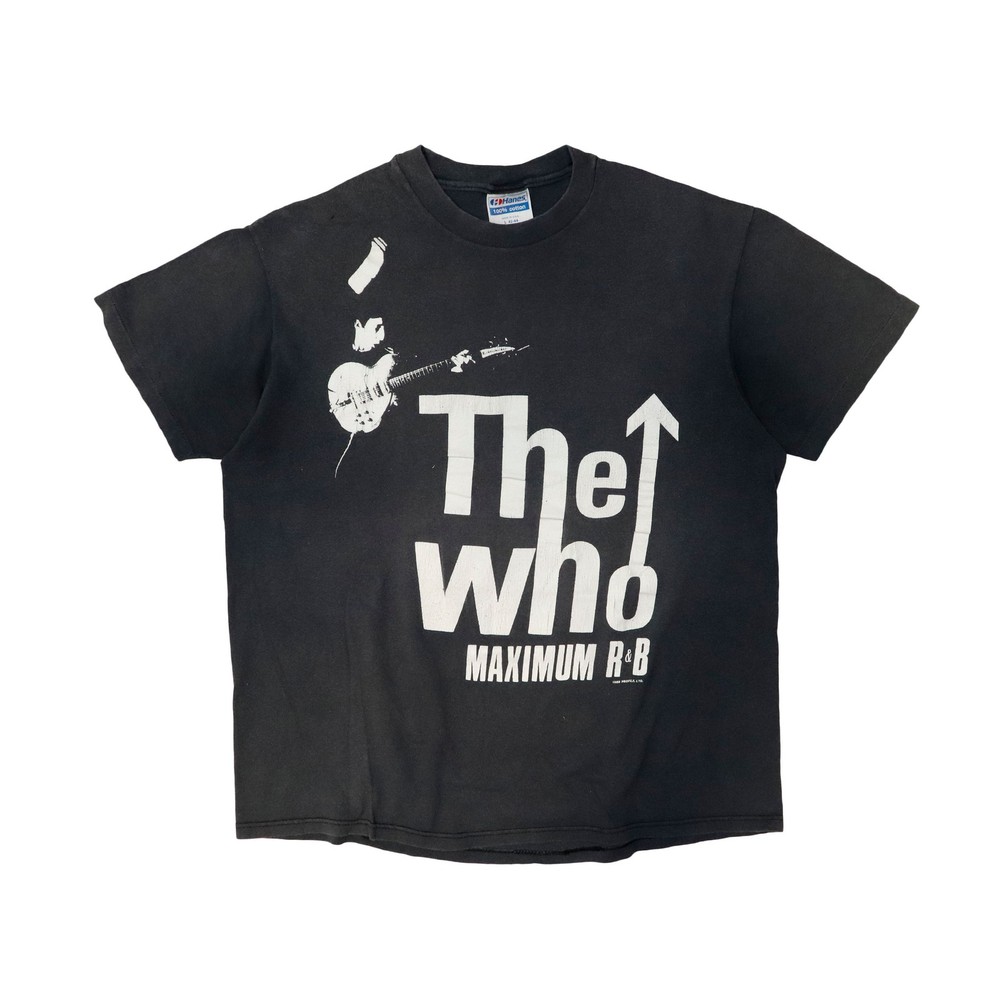 Vintage 1989 The Who Maximum R&B Graphic T-Shirt Size L