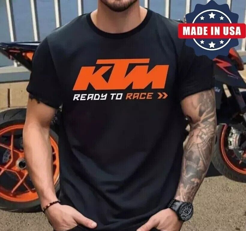 KTM Ready to Race T-shirt Black Unisex racing fan gift, Men’s Shirt S-5XL