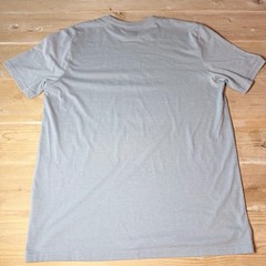Oakley Hydrolix Mens Gray Graphic Logo Performance T-Shirt Regular Fit Size M