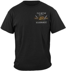 New DEATH BEFORE DISARAMENT T SHIRT -AWESOME 2ND AMENDMENT SHIRT- FLAG