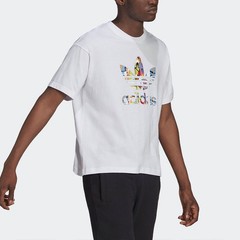 adidas Pure Color Logo Print Sports Short Sleeve T-Shirt
