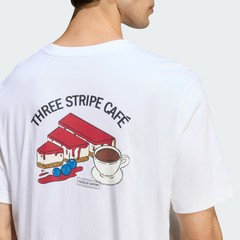 adidas men COFFEE CAFE CHEESECAKE GRAPHIC T-SHIRT