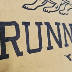 Diadora Running Cropped T-shirt Adult X-large Gold Yellow Griffing Logo