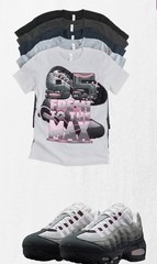 Max 95 OG Fresh Pink Foam Sneaker Matching T-Shirt | Sneakerhead Streetwear