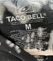 NEW Limited Edition Taco Bell Black T Shirt Unisex MEDIUM Uniform Tuesday Drop