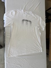 TravisMathew Men’s White Graphic Logo T-Shirt Size XL