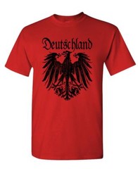 BLACK DEUTSCHLAND EAGLE – german soccer – Cotton Unisex T-Shirt