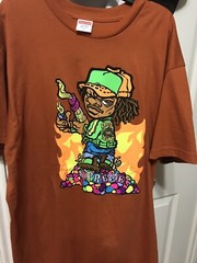 SUPREME Molotov Kid Tee Red Size Large SS19 IN HAND AUTHENTIC.