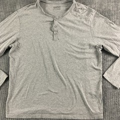 Patagonia Shirt Mens Large Long Sleeved Daily Henley Gray Casual