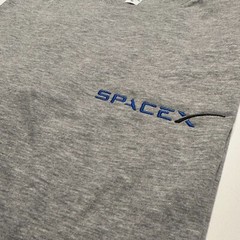 SpaceX Embroidered Shirt NASA Elon Musk Tesla Space X Embroidery StarShip BFR