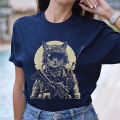 Military Cat Tactical Gear Veteran Soldier Gift T-Shirt For Men Women