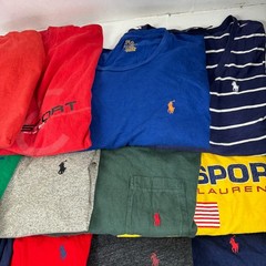 Wholesale Lot of 20 Ralph Lauren Men’s Long Sleeve T-Shirts (Assorted Sizes)